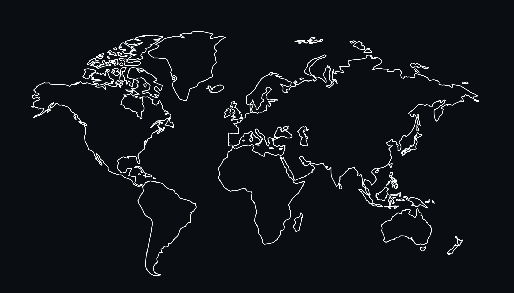 Global network map